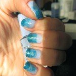 Gradient nail unghie